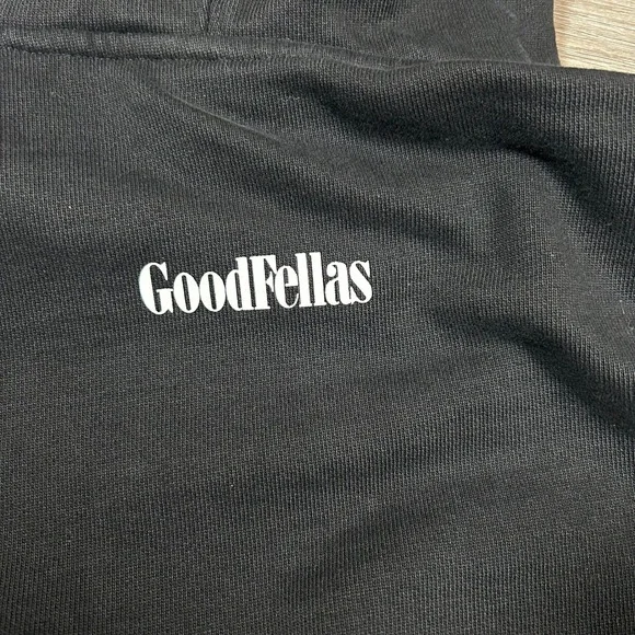 KITH GoodFellas Funny How Hoodie Black‎ Hooded Sweatshirt Mens Size S